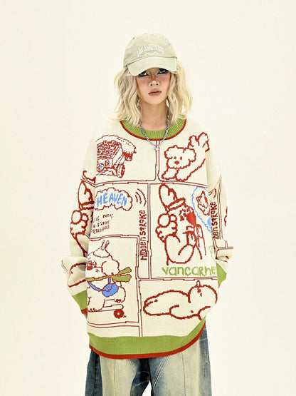 早い者勝ち ラウンドネック 個性派 スウェットE-10119