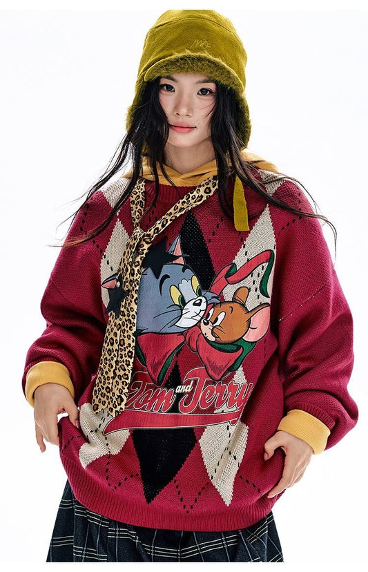 エレガント  ファッション 売れ筋   男女兼用 3色展開 ニット セーター E-12834