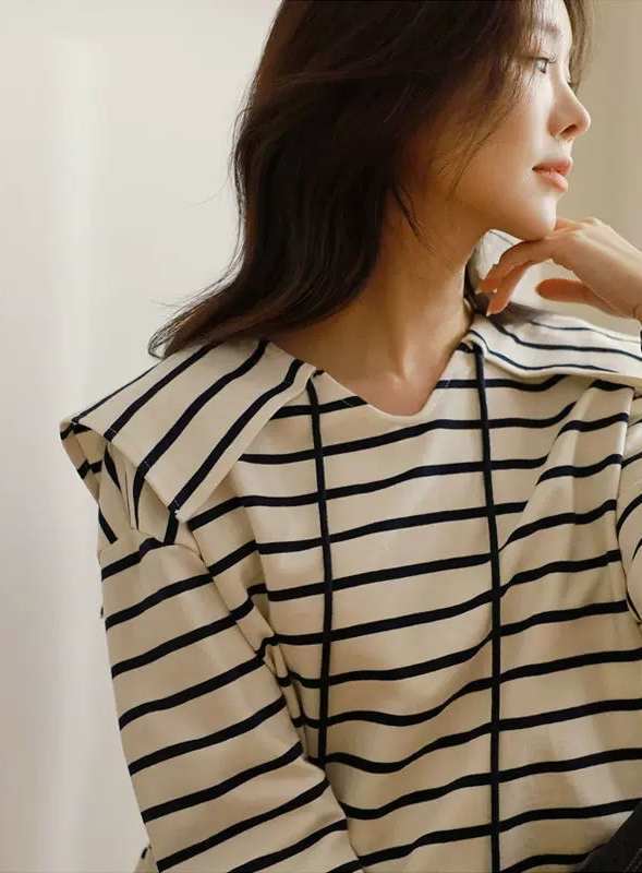 美人度アップ プリント カジュアル スウェットE-10937