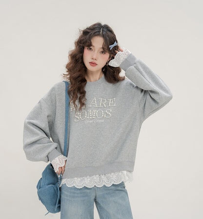 絶対欲しい 早い者勝ち 絶対流行 カジュアル 2色選択 スウェット E-10928