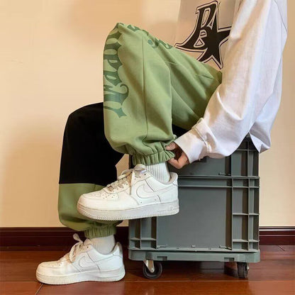 絶対欲しい 3色選択 ファッション感満々 ルーズストレートカジュアルパンツ E-10027