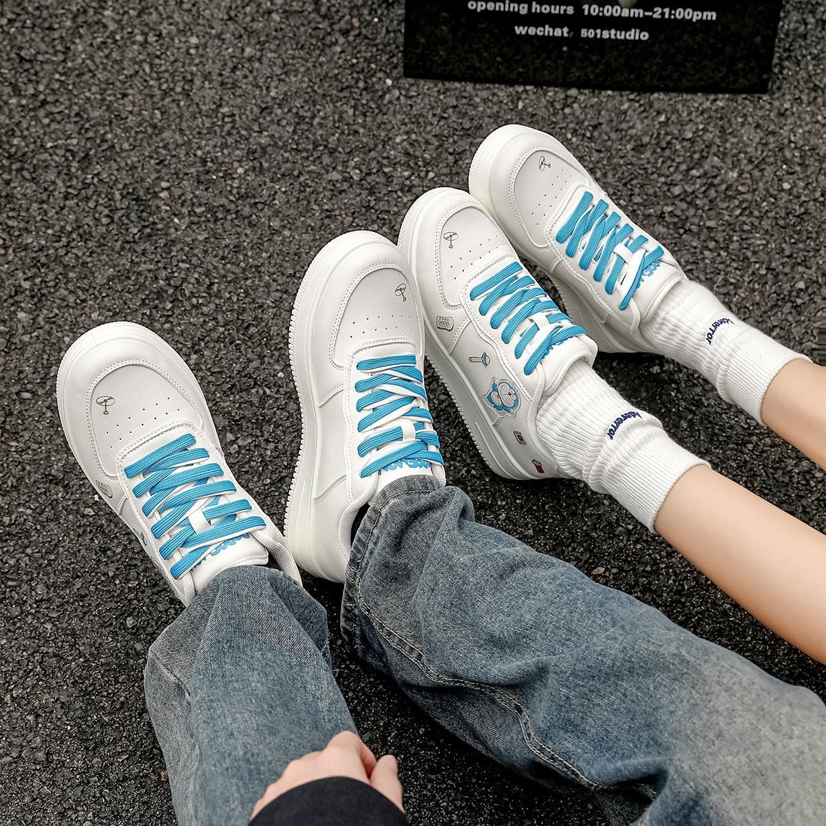 超人気 ユニセックス カジュアル ペアコーデ  ローカットスニーカー E-12625