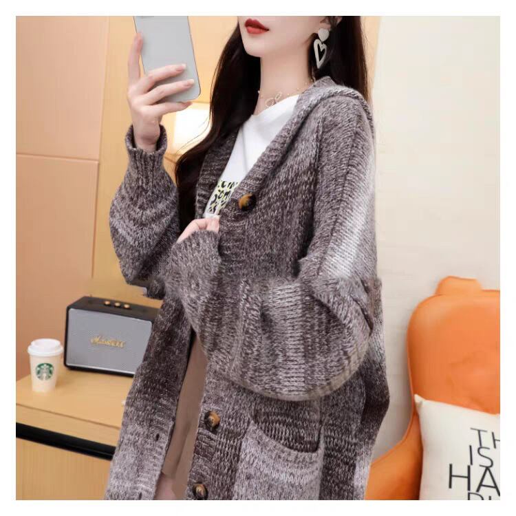 超人気 デニム オシャレデザイン プラスベルベット カーディガンE-10426