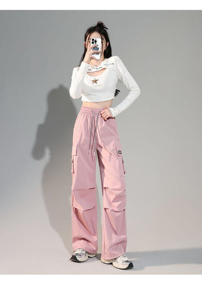 人気上昇中 プラスベルベット ファッション感満々 3色選択 ルーズストレートカジュアルパンツ E-9814