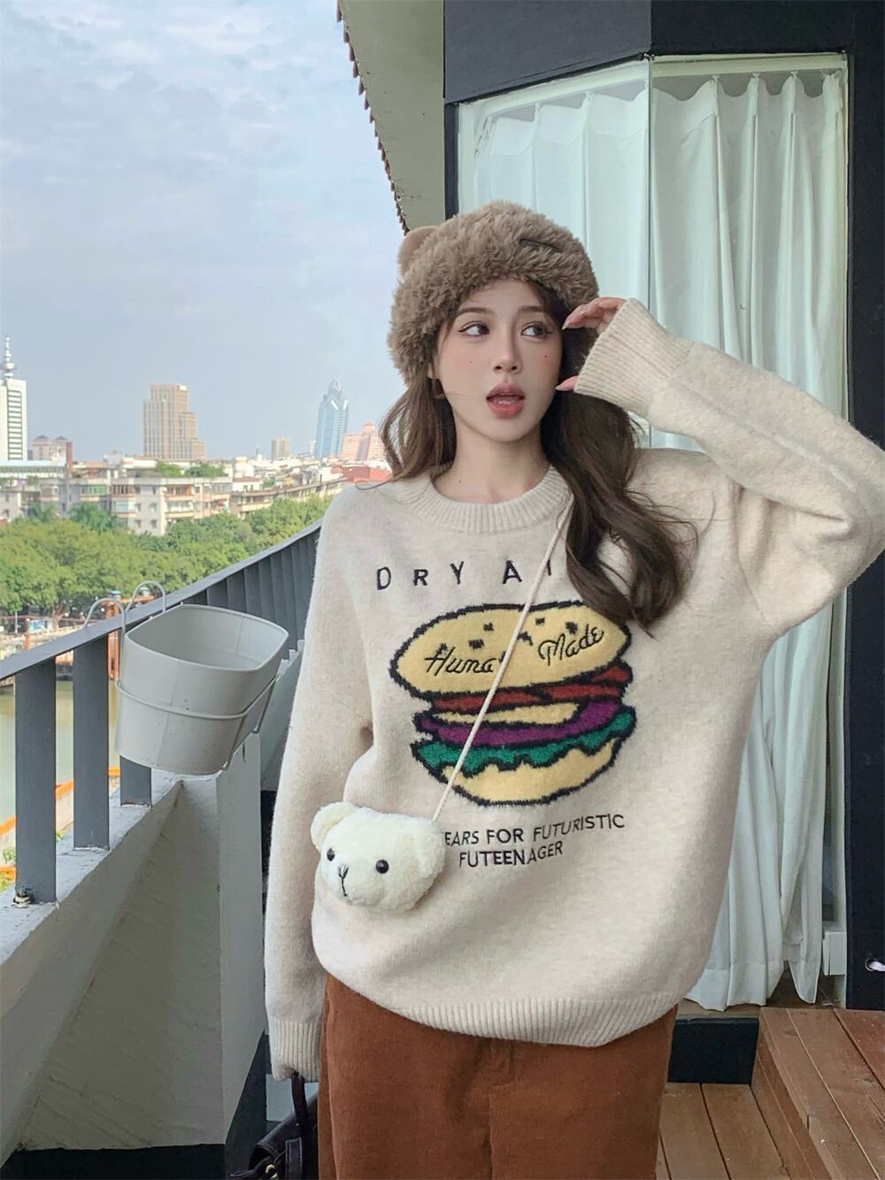 人気上昇中  絶対流行 柔らかくて優しい印象  デザイン性抜群  ニットトップスiEf-9893