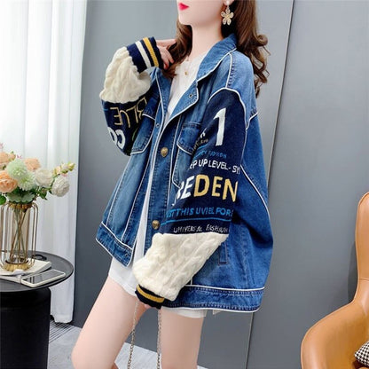 合わせやすい 好感度満載 切り替え ジャケット ブルゾンiEf-3786