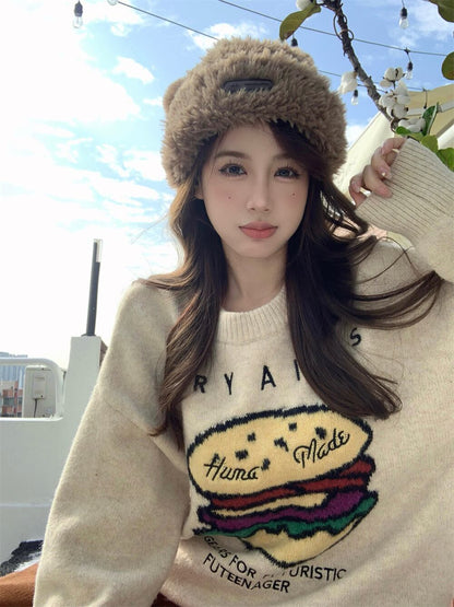 人気上昇中  絶対流行 柔らかくて優しい印象  デザイン性抜群  ニットトップスiEf-9893