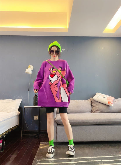 絶対流行  個性派 上質セーターE-5809