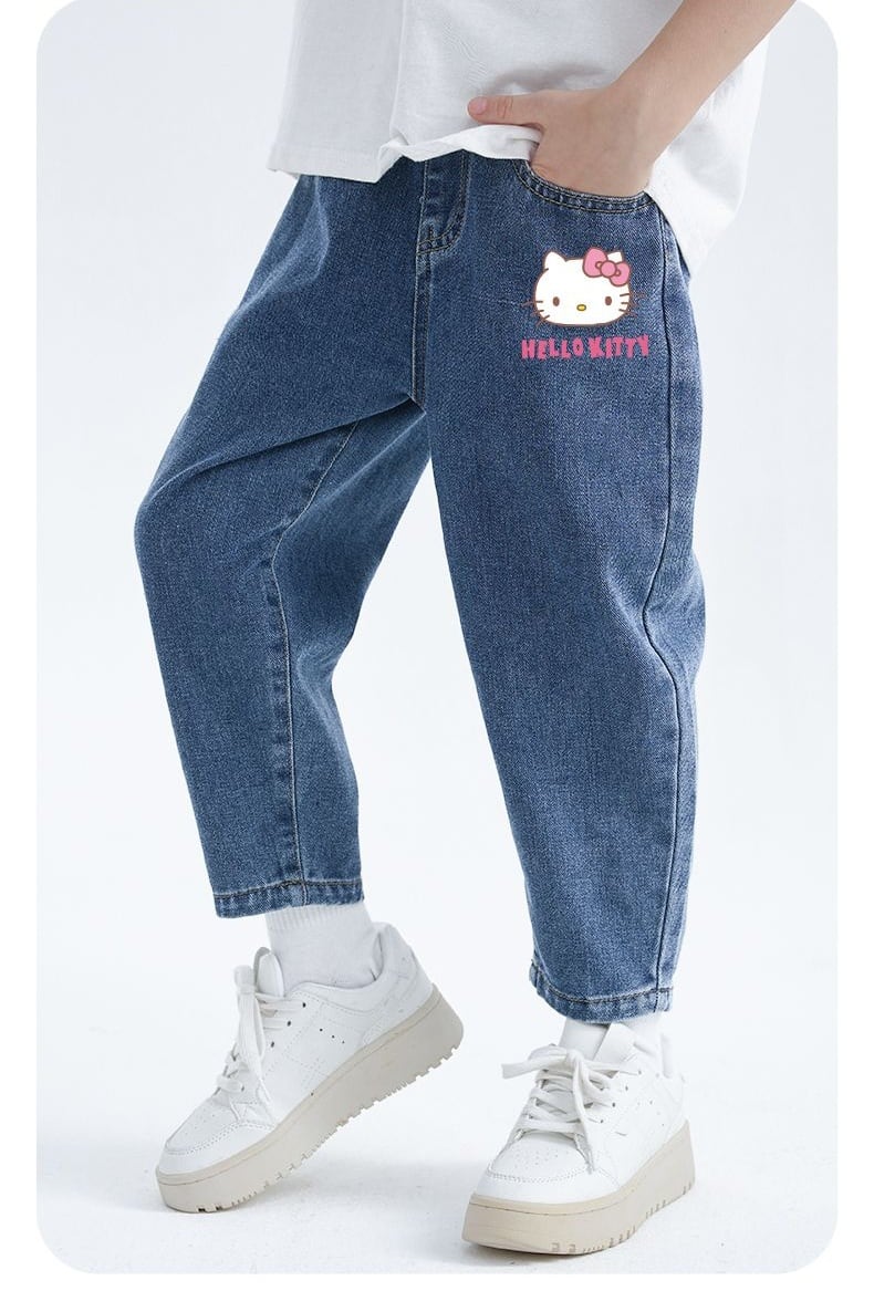 着回し力抜群 売り切れ必至 プラスベルベット 2色選択 デニム キッズ  パンツE-12302