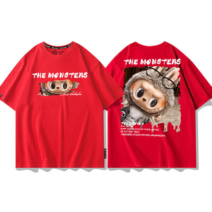 超人気 着回し力抜群 売れ筋   おすすめ プリントロゴ 半袖 Tシャツ-A2596