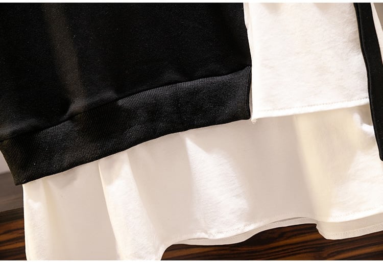 優しい雰囲気 2色 プラスベルベット 長袖 ニット セーター E-10397