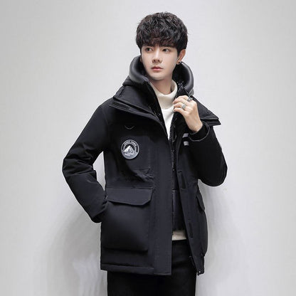 ファッション感満々 肌触り抜群 高見えデザイン 3色選択 ダウンジャケット E-9678