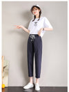 定番シンプル ファッション ゆったりパンツ<ins-6541>