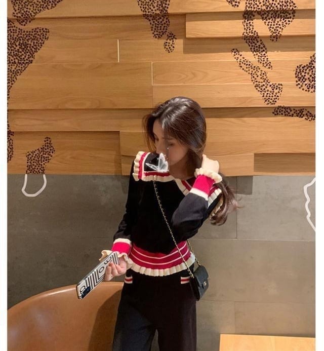 絶対欲しい おしゃれ度高め 好感度UP 着心地良い トップス+パンツセット E-10880