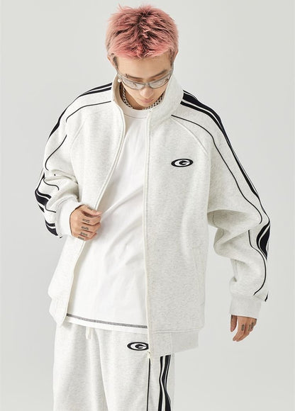 超人気商品 カジュアル 上下セット  ペアコーデ スポーツウェア 3色展開 ジャージ E-12630