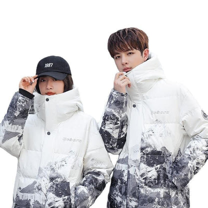 大好評 上質 ファッション ダウンジャケット 男女兼用E-5889