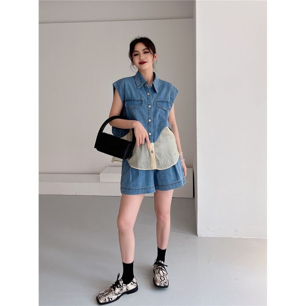 今季マストバイ ファッション 上品 半袖Ｔシャツⅹパンツセット <ins-6575>