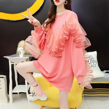 大人可愛い 2色選択 タイドファッション快適である スウェットE-10476