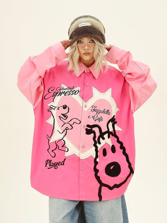 ベストセラーアイテム！ファッション感満々 切り替え アバンギャルド 2色選択 Tシャツ E-9506