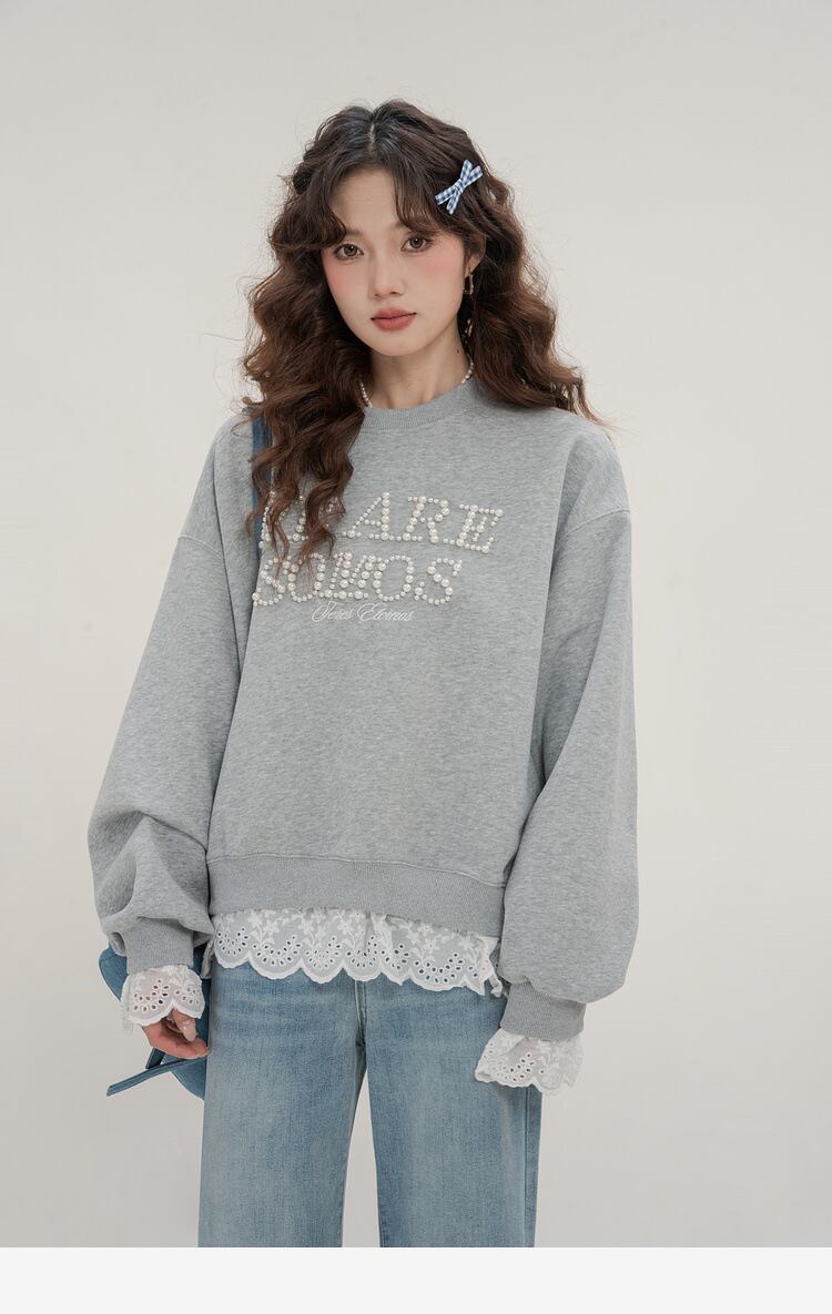 絶対欲しい 早い者勝ち 絶対流行 カジュアル 2色選択 スウェット E-10928