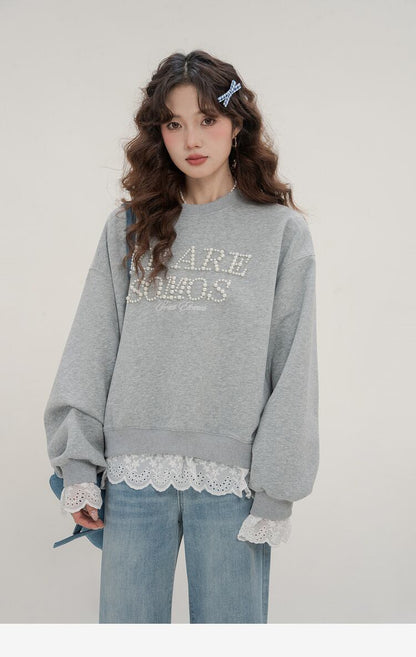 絶対欲しい 早い者勝ち 絶対流行 カジュアル 2色選択 スウェット E-10928