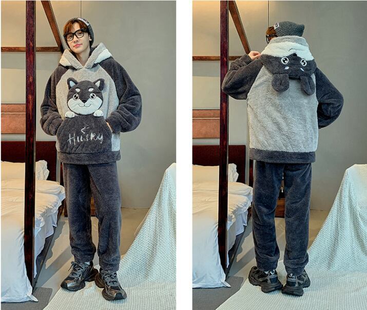 売り切れ必至 肌触り抜群 スタイルアップ効果抜群 3種選択 サンゴフリース パジャマ E-9796