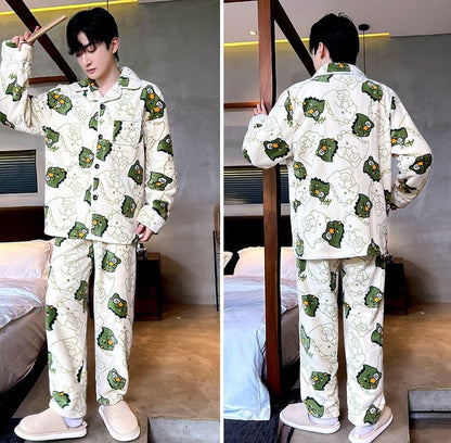 存在感抜群 ファッション トレンドアイテム 肌触り抜群 3種選択 サンゴフリース パジャマ E-9782