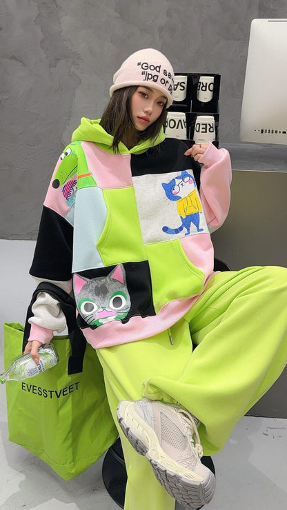 絶対欲しい  アバンギャルド ファッション カジュアル   2色 スウェット E-12212