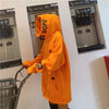 元気いっぱい フード付き ゆったり 2色 長袖 トップス パーカー E-10143