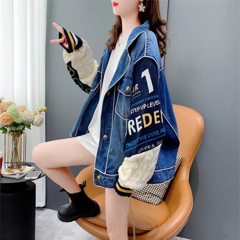 合わせやすい 好感度満載 切り替え ジャケット ブルゾンiEf-3786