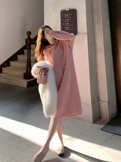 美人度アップ 4色 プラスベルベット 長袖 ニット セーター E-10217