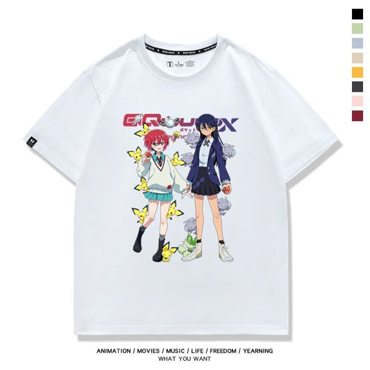 絶対欲しい  好感度UP  売れ筋   おすすめ プリントロゴ 半袖 Tシャツ-A2566