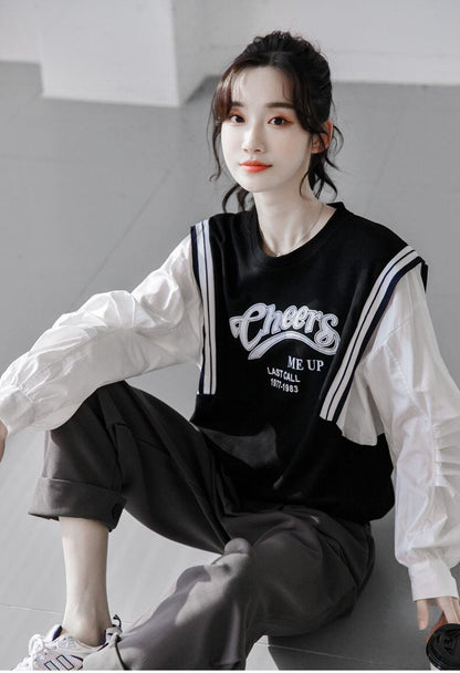 おすすめ 早い者勝ち 絶対流行 カジュアル 2色選択 スウェットE-10973