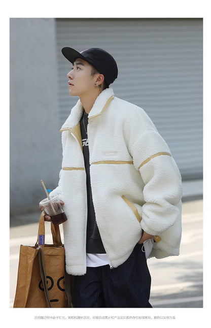 絶対欲しい 高級感 おすすめ 今季マストバイ 全2色 ボアジャケット男女兼用E-12537