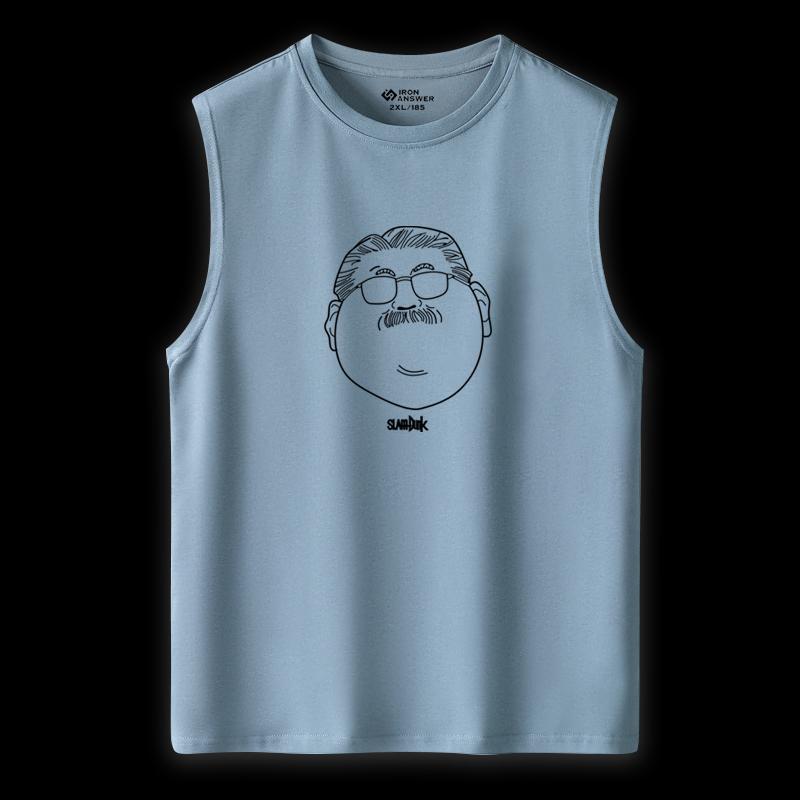 売れ筋　美人度アップ 　おすすめ プリントロゴ 袖なし Tシャツ-A2664