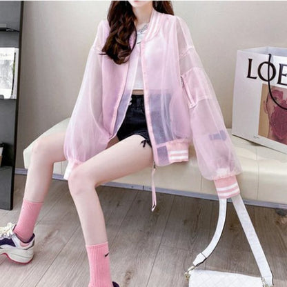 【ランキングNO.4】カジュアル UV対策 UVカット 透け感 日焼け対策 3色選択可 シャツE-3148