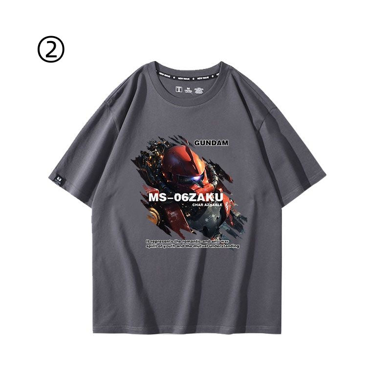 おすすめ　着回し力抜群　おすすめ プリントロゴ 半袖 Tシャツ-A2553