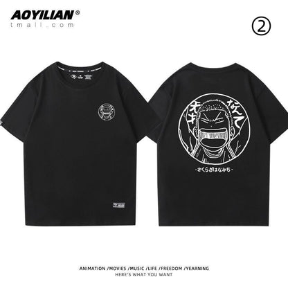 好感度UP　絶対流行　着回し力抜群　おすすめ プリントロゴ 半袖 Tシャツ-A2469