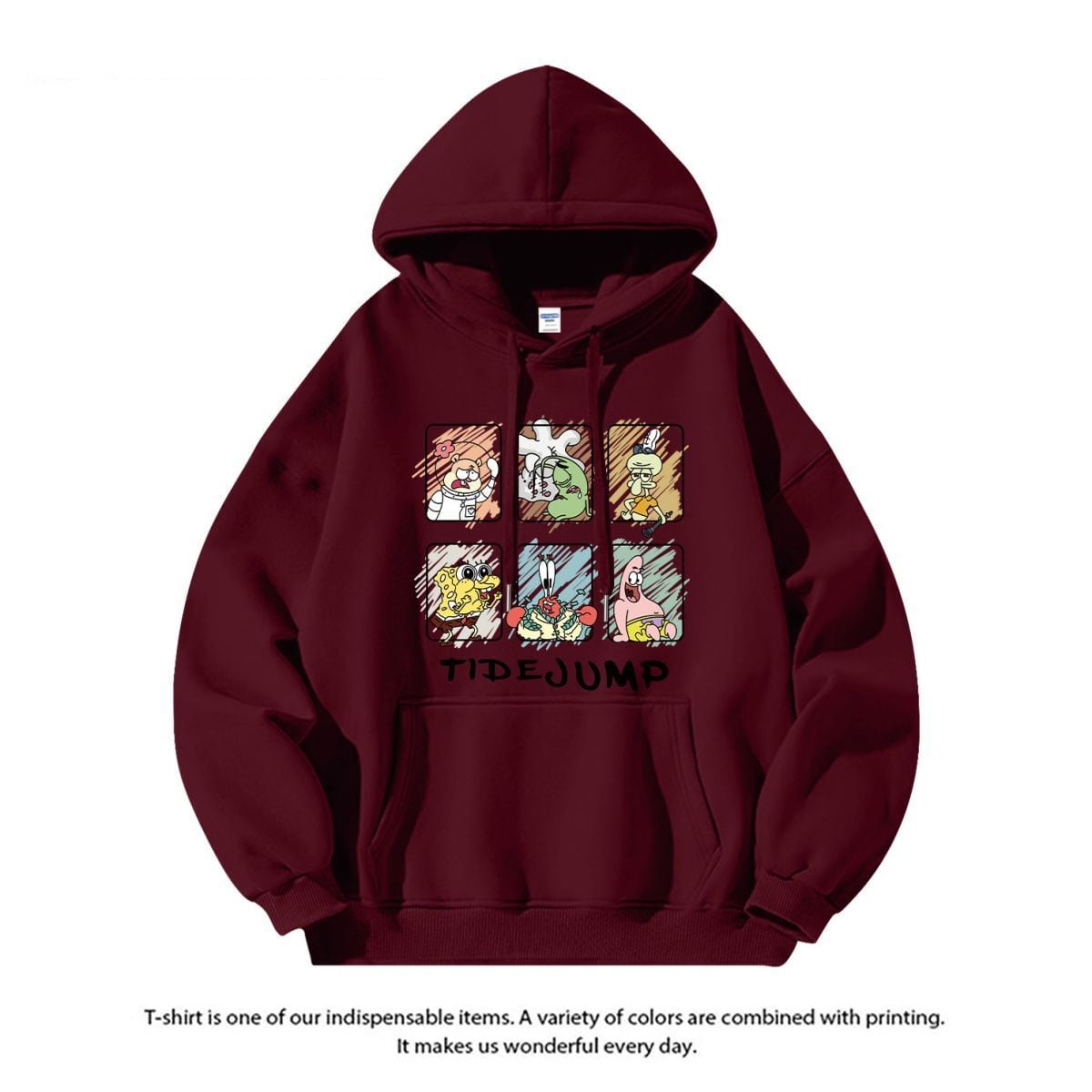 【人気急上昇中！】質感のいい ビッグロゴ 男女兼用 6色展開 フード付きパーカ ーE-12633