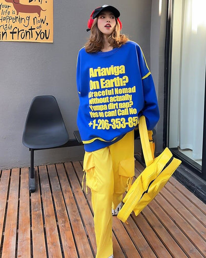 【半額！期間限定！！】絶対流行 ストリート 個性派 上質 スウェットE-6278