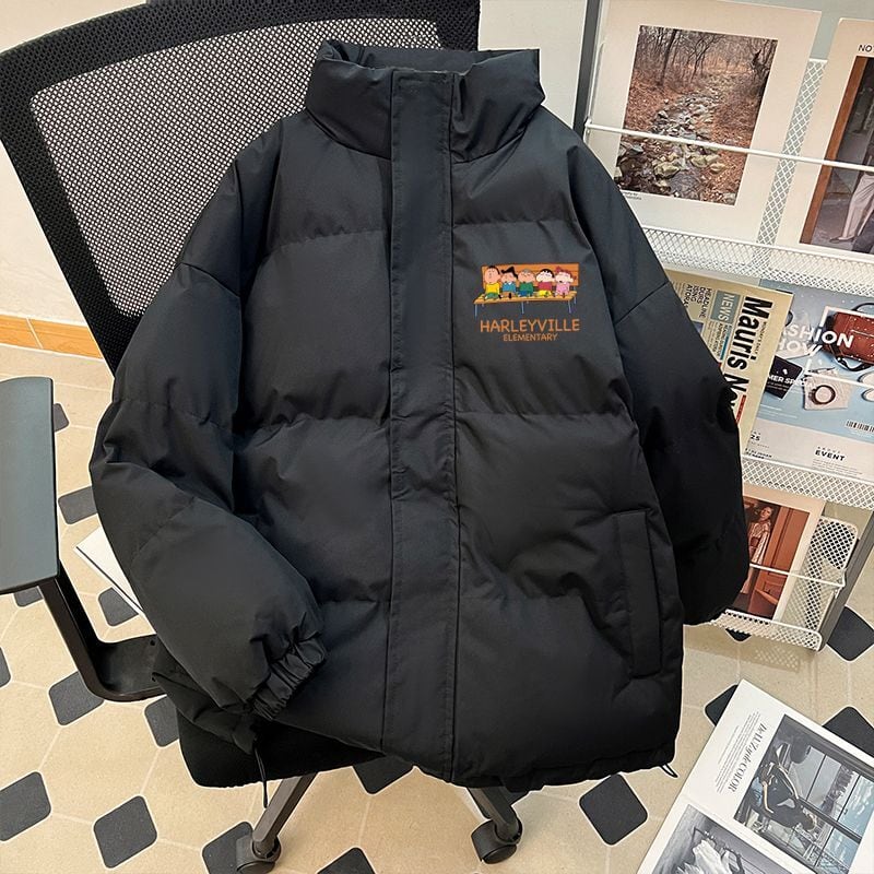 大注目 2色展開 ユニセックス 男女兼用 厚みパッド入り ジャケットE-12673