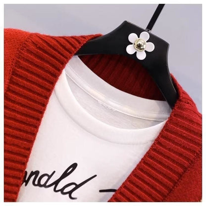 話題沸騰中 高見えデザイン スタイルアップ 3色選択 ニットトップスE-9994