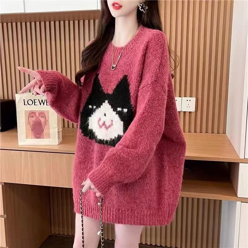 大好評 美人度アップ 目を奪われる 柔らかくて優しい印象 3色選択 ニットトップスE-9990