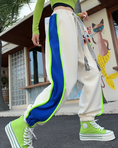 【裏起毛】絶対欲しい ファッション 個性派 スポーツパンツE-5847