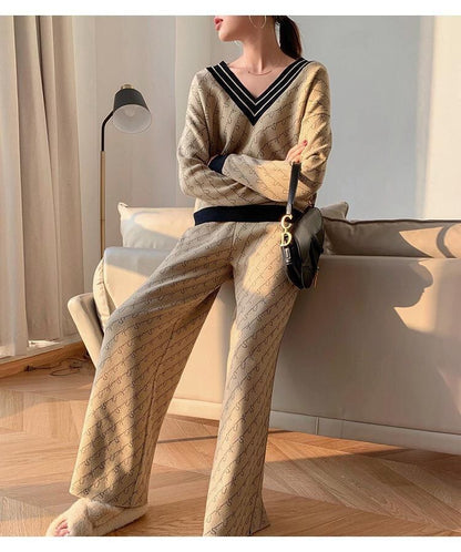 今季マストバイ おしゃれ度高め 好感度UP 着心地良い トップス+パンツセット E-10867