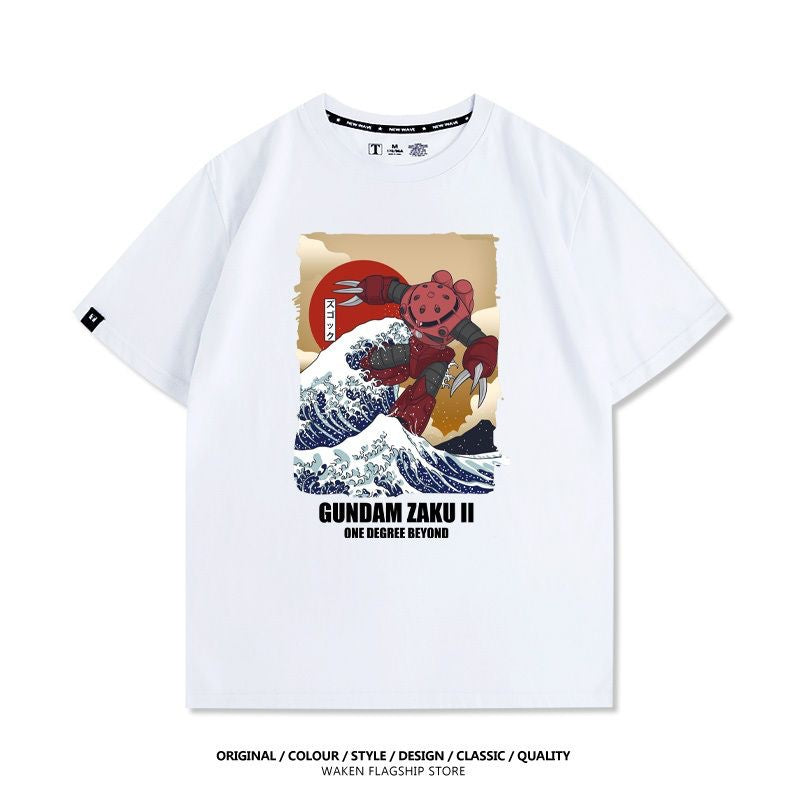 美人度アップ おすすめ プリントロゴ 半袖 Tシャツ-A2654