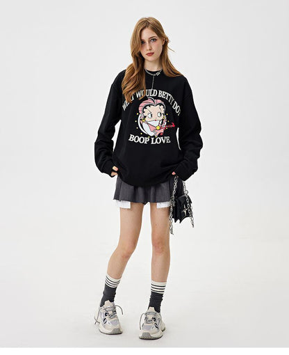 大活躍 絶対流行  個性的なデザイン トレンドアイテム 2色選択  男女兼用 スウェットE-12330