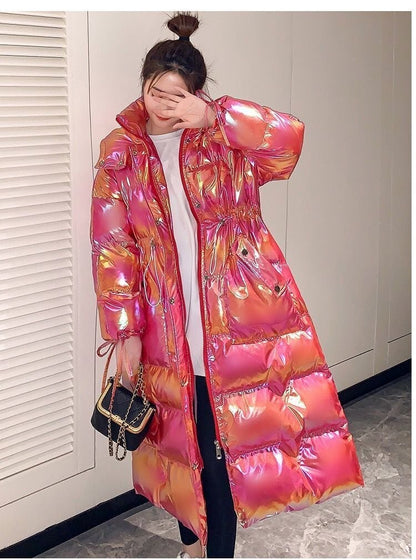 大人可愛い 海外トレンド上質 ファッション 2色 ダウンジャケット E-10321