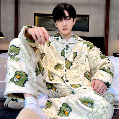 存在感抜群 ファッション トレンドアイテム 肌触り抜群 3種選択 サンゴフリース パジャマ E-9782