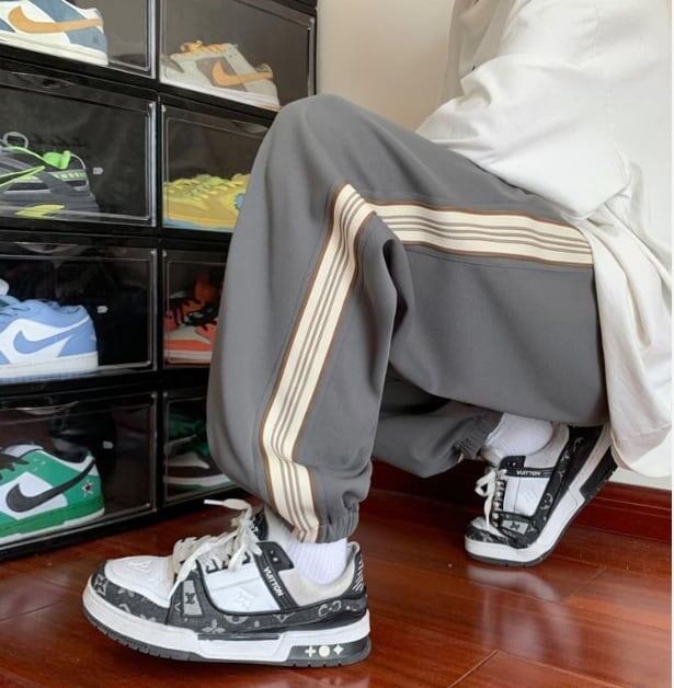 絶対欲しい ファッション 個性派 スウェットパンツ男女兼用 E-6207